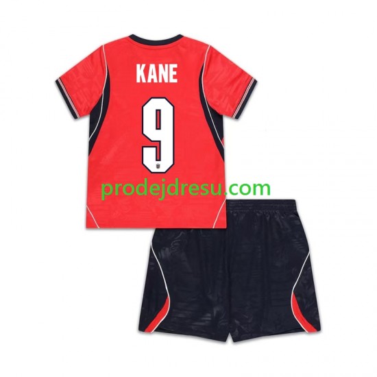 Anglie Dresy Fotbal Harry Kane 9 Dětský Venkovní World Cup 2026 Krátký rukáv