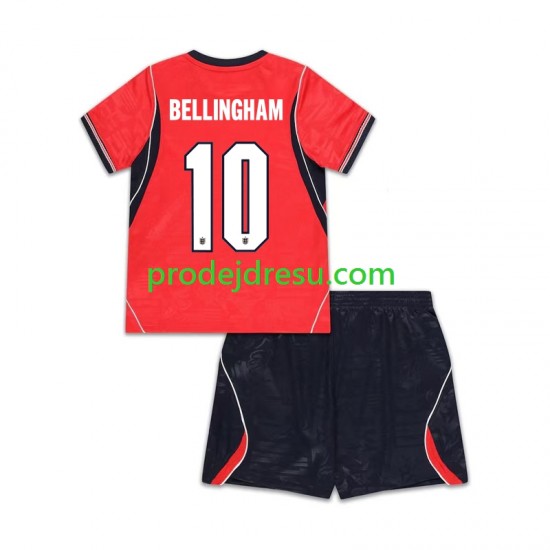 Anglie Dresy Fotbal Jude Bellingham 10 Dětský Venkovní World Cup 2026 Krátký rukáv