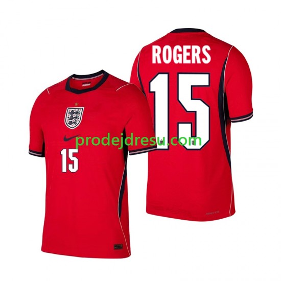 Anglie Dresy Fotbal Morgan Rogers 15 Muž Venkovní World Cup 2026 Krátký rukáv