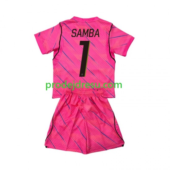 Francie Dresy Fotbal Brice Samba 1 Brankářské Dětský Venkovní World Cup 2026 Krátký rukáv