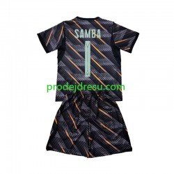 Francie Dresy Fotbal Brice Samba 1 Brankářské Dětský Domácí World Cup 2026 Krátký rukáv