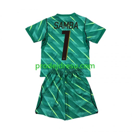 Francie Dresy Fotbal Brice Samba 1 Brankářské Dětský Alternativní World Cup 2026 Krátký rukáv