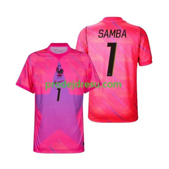 Francie Dresy Fotbal Brice Samba 1 Brankářské Muž Venkovní World Cup 2026 Krátký rukáv