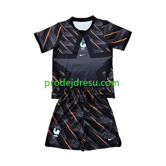 Francie Dresy Fotbal Brankářské Dětský Domácí World Cup 2026 Krátký rukáv