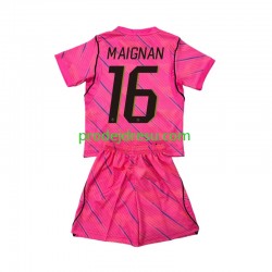 Francie Dresy Fotbal Mike Maignan 16 Brankářské Dětský Venkovní World Cup 2026 Krátký rukáv