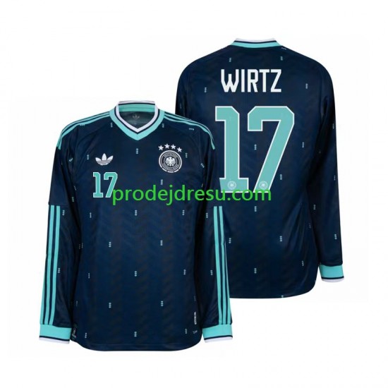 Německo Dresy Fotbal Florian Wirtz 17 Muž Venkovní World Cup 2026 Dlouhý rukáv