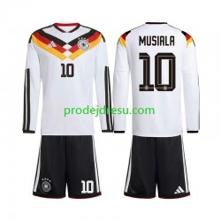Německo Dresy Fotbal Jamal Musiala 10 Dětský Domácí World Cup 2026 Dlouhý rukáv