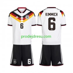 Německo Dresy Fotbal Joshua Kimmich 6 Dětský Domácí World Cup 2026 Krátký rukáv