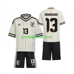 Japonsko Dresy Fotbal Keito Nakamura 13 Dětský Venkovní World Cup 2026 Krátký rukáv
