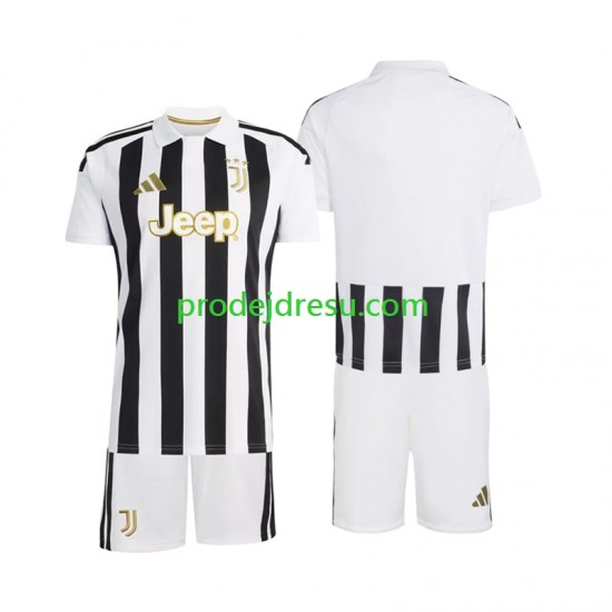 Juventus Dresy Fotbal Dětský Domácí 2026-2027 Krátký rukáv
