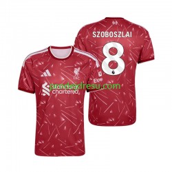 Liverpool Dresy Fotbal Dominik Szoboszlai 8 Muž Domácí 2026-2027 Krátký rukáv