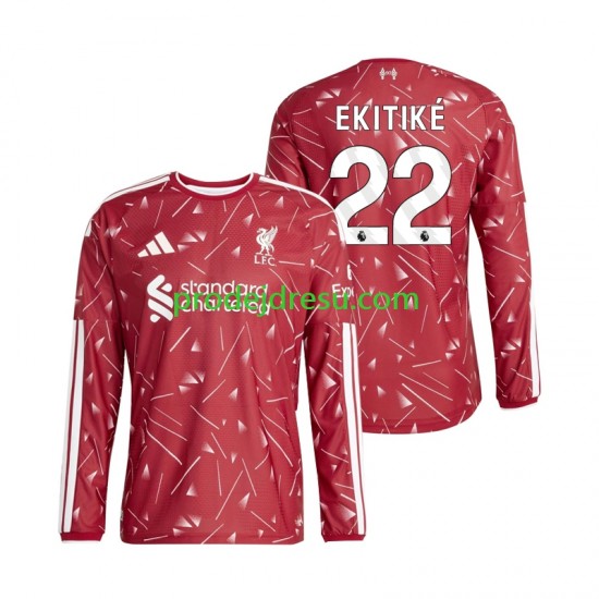 Liverpool Dresy Fotbal Hugo Ekitike 22 Muž Domácí 2026-2027 Dlouhý rukáv