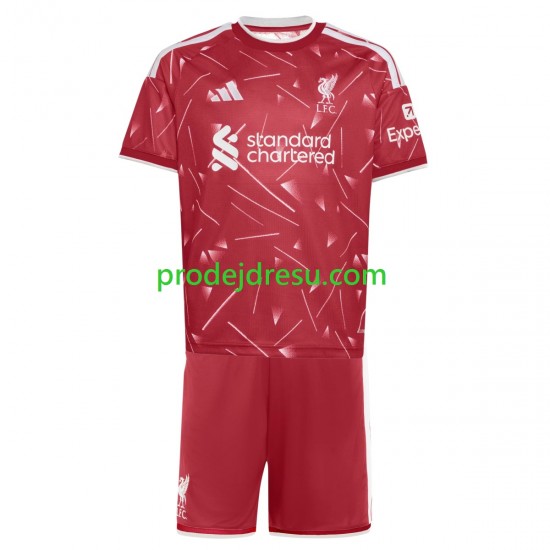 Liverpool Dresy Fotbal Dětský Domácí 2026-2027 Krátký rukáv