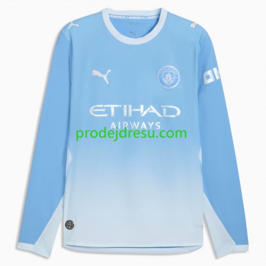 Manchester City Dresy Fotbal Muž Domácí 2026-2027 Dlouhý rukáv