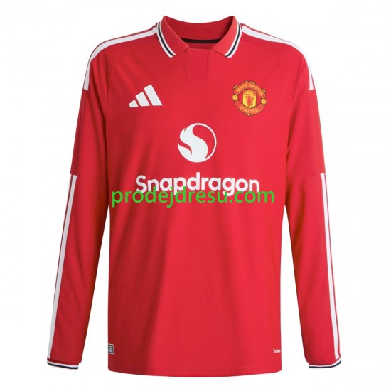 Manchester United Dresy Fotbal Muž Domácí 2026-2027 Dlouhý rukáv