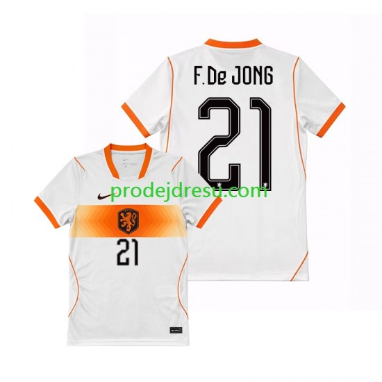 Nizozemsko Dresy Fotbal Frenkie de Jong 21 Muž Venkovní World Cup 2026 Krátký rukáv