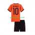 Nizozemsko Dresy Fotbal Memphis Depay 10 Dětský Domácí World Cup 2026 Krátký rukáv
