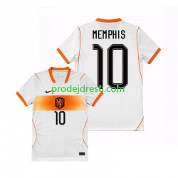 Nizozemsko Dresy Fotbal Memphis Depay 10 Muž Venkovní World Cup 2026 Krátký rukáv