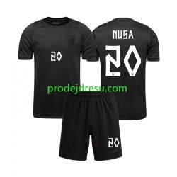 Norsko Dresy Fotbal Antonio NUSA 20 Dětský Venkovní World Cup 2026 Krátký rukáv