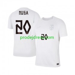 Norsko Dresy Fotbal Antonio NUSA 20 Muž Alternativní World Cup 2026 Krátký rukáv