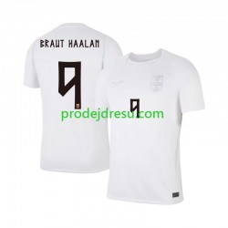 Norsko Dresy Fotbal Braut Haaland 9 Muž Alternativní World Cup 2026 Krátký rukáv