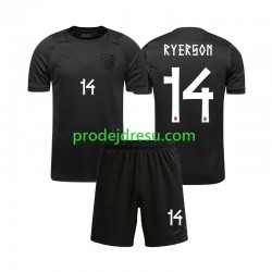 Norsko Dresy Fotbal Julian Ryerson 14 Dětský Venkovní World Cup 2026 Krátký rukáv
