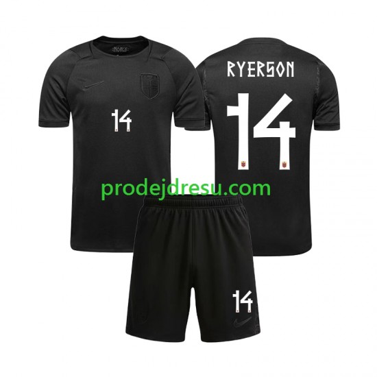 Norsko Dresy Fotbal Julian Ryerson 14 Dětský Venkovní World Cup 2026 Krátký rukáv