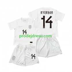 Norsko Dresy Fotbal Julian Ryerson 14 Dětský Alternativní World Cup 2026 Krátký rukáv