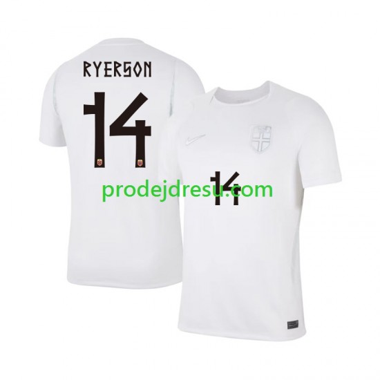 Norsko Dresy Fotbal Julian Ryerson 14 Muž Alternativní World Cup 2026 Krátký rukáv
