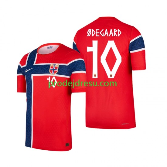 Norsko Dresy Fotbal Martin Odegaard 10 Muž Domácí World Cup 2026 Krátký rukáv