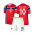 Norsko Dresy Fotbal Martin Odegaard 10 Dětský Domácí World Cup 2026 Krátký rukáv