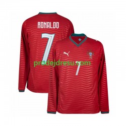 Portugalsko Dresy Fotbal Cristiano Ronaldo 7 Muž Domácí World Cup 2026 Dlouhý rukáv