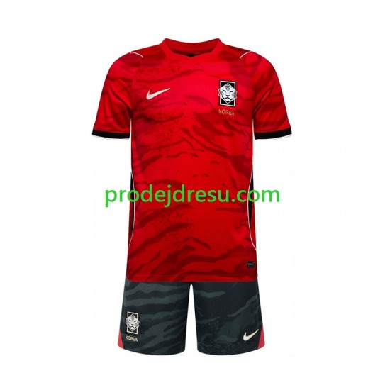 Jižní Korea Dresy Fotbal Dětský Domácí World Cup 2026 Krátký rukáv