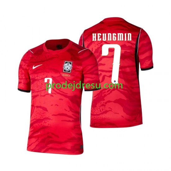 Jižní Korea Dresy Fotbal Son Heung-min 7 Muž Domácí World Cup 2026 Krátký rukáv