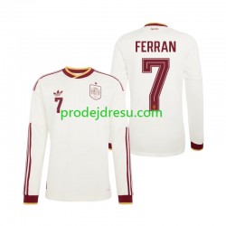 Španělsko Dresy Fotbal Ferran Torres 7 Muž Venkovní World Cup 2026 Dlouhý rukáv