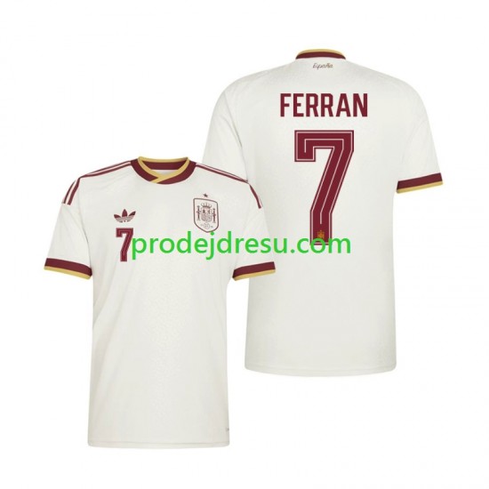 Španělsko Dresy Fotbal Ferran Torres 7 Muž Venkovní World Cup 2026 Krátký rukáv