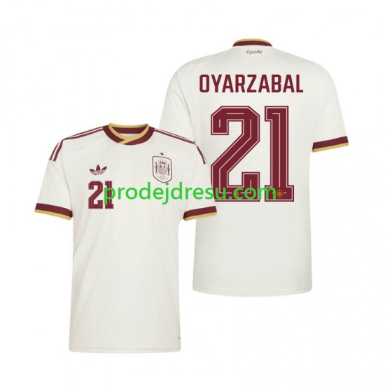 Španělsko Dresy Fotbal Mikel Oyarzabal 21 Muž Venkovní World Cup 2026 Krátký rukáv