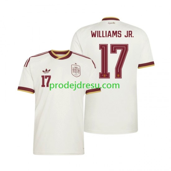 Španělsko Dresy Fotbal Nico Williams 17 Muž Venkovní World Cup 2026 Krátký rukáv