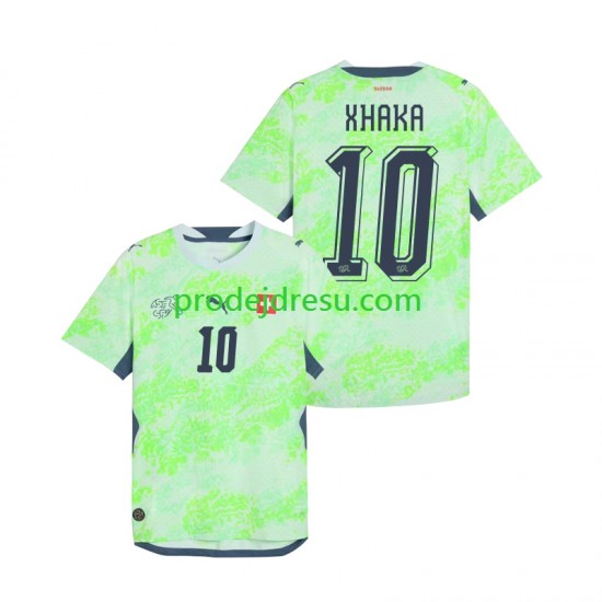 Švýcarsko Dresy Fotbal Granit Xhaka 10 Muž Venkovní World Cup 2026 Krátký rukáv