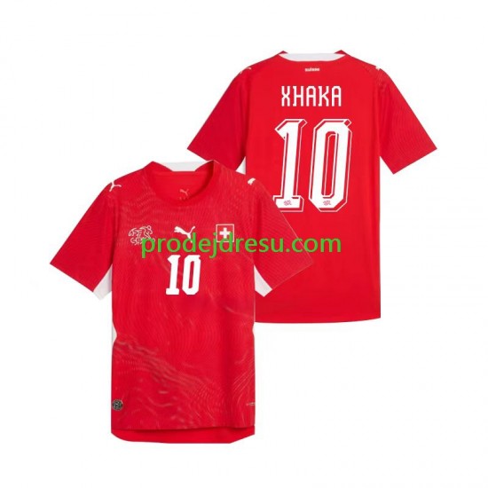 Švýcarsko Dresy Fotbal Granit Xhaka 10 Muž Domácí World Cup 2026 Krátký rukáv