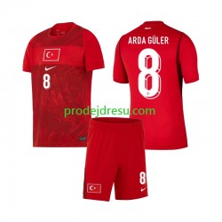 Turecko Dresy Fotbal Arda Guler 8 Dětský Domácí World Cup 2026 Krátký rukáv