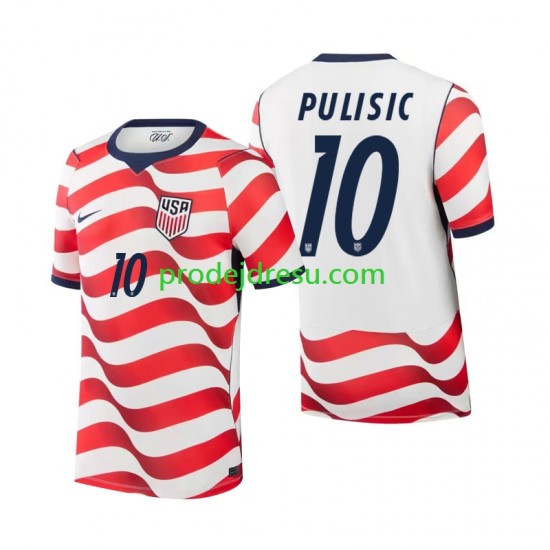 Spojené Státy Americké Dresy Fotbal Christian Pulisic 10 Muž Domácí World Cup 2026 Krátký rukáv