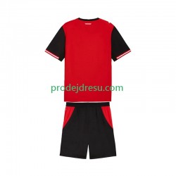 Rakousko Dresy Fotbal Dětský Domácí World Cup 2026 Krátký rukáv