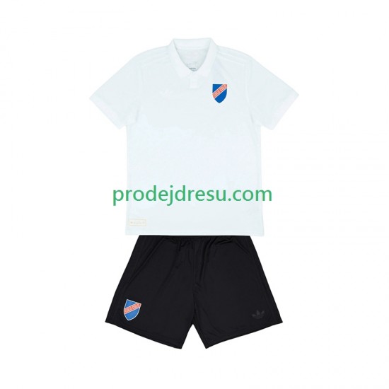 Colo-Colo Dresy Fotbal Centenary Dětský Domácí 2025-2026 Krátký rukáv