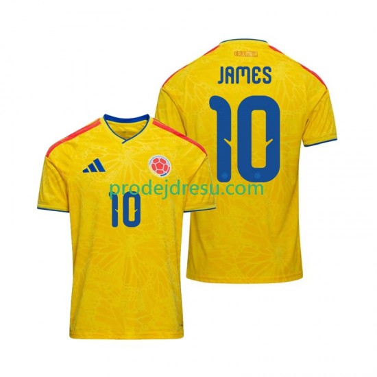 Kolumbie Dresy Fotbal James Rodriguez 10 Muž Domácí World Cup 2026 Krátký rukáv