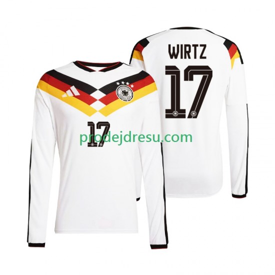 Německo Dresy Fotbal Florian Wirtz 17 Muž Domácí World Cup 2026 Dlouhý rukáv