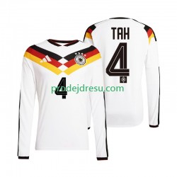Německo Dresy Fotbal Jonathan Tah 4 Muž Domácí World Cup 2026 Dlouhý rukáv