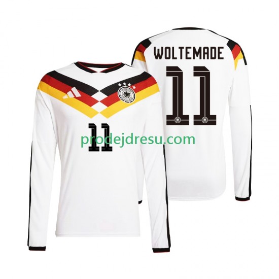 Německo Dresy Fotbal Woltemade 11 Muž Domácí World Cup 2026 Dlouhý rukáv