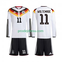 Německo Dresy Fotbal Woltemade 11 Dětský Domácí World Cup 2026 Dlouhý rukáv