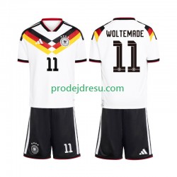 Německo Dresy Fotbal Woltemade 11 Dětský Domácí World Cup 2026 Krátký rukáv